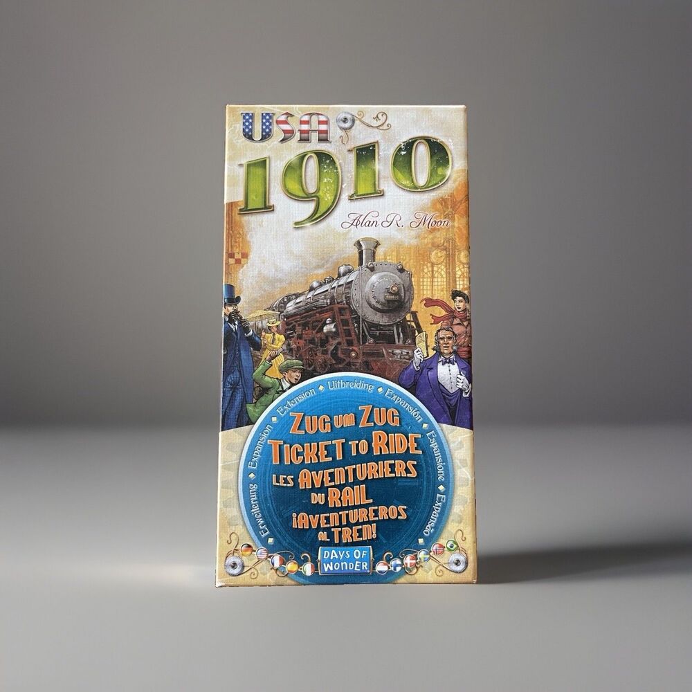 Ticket to Ride Ticket to Ride 1910 Expansion GREAT Condition